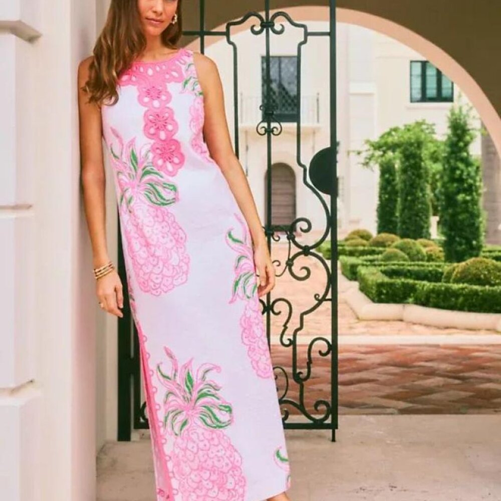 *LILLY PULITZER MARLEIGH STRETCH MAXI * SIZE 0  BRAND NEW WITH TAGS!!!!!